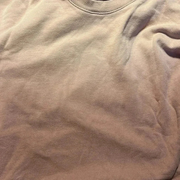 Madewell women’s ombre sweatshirt medium, mauve, pink long sleeve pull over Y2K - Picture 6 of 6